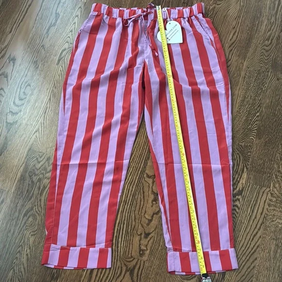 Buddy Love purple and red striped  Pajama Set large - Picture 6 of 13
